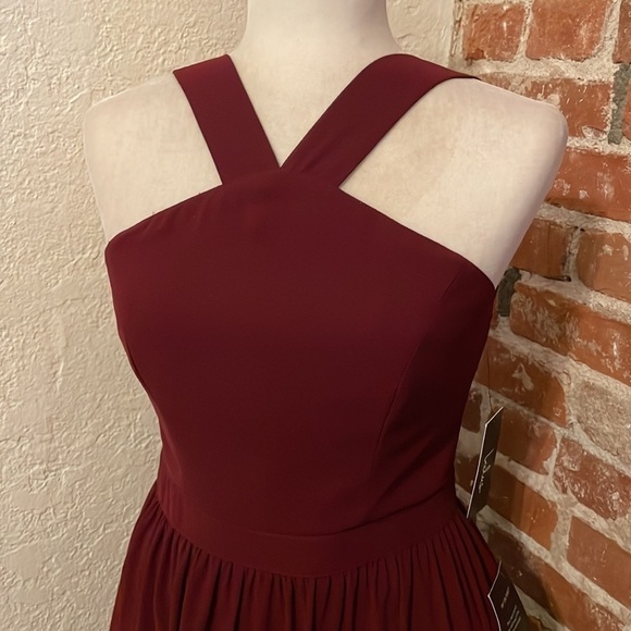 Lulus - Air of Romance Burgundy Maxi Dress - Picture 9 of 12